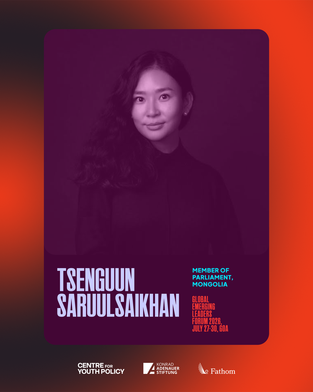 Tsenguun Saruulsaikhan — Member of Parliament, Mongolia